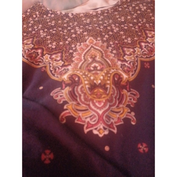 Talbots Womens The Talbots Tee Shirt Size XL Tree Print Cotton Long Sleeve Round - Picture 2 of 2